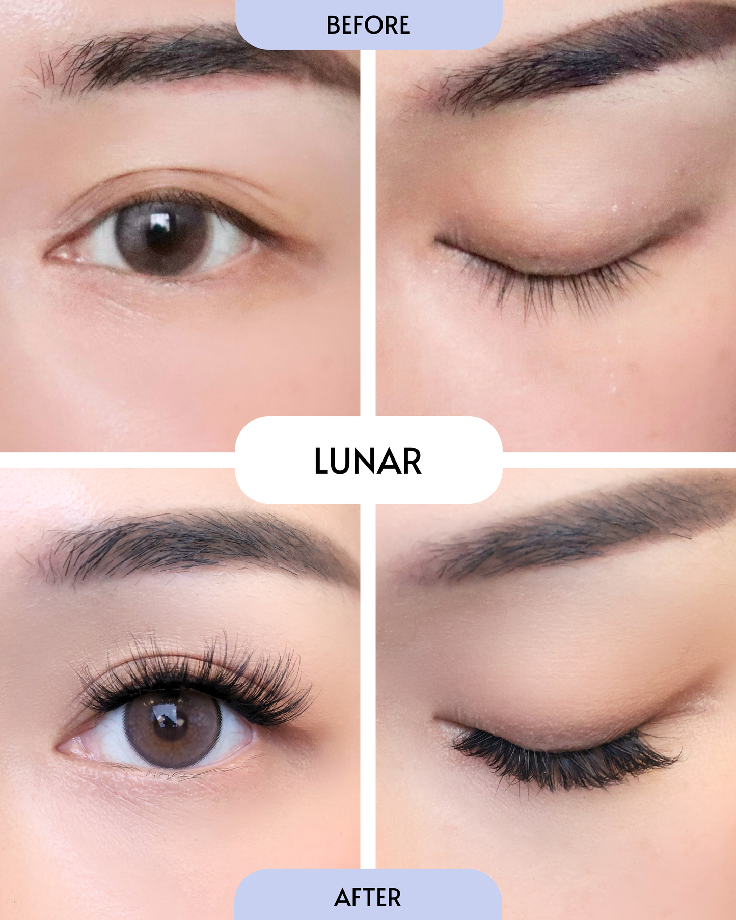 Lunar (Pre-Glued Press-On Lash Clusters)