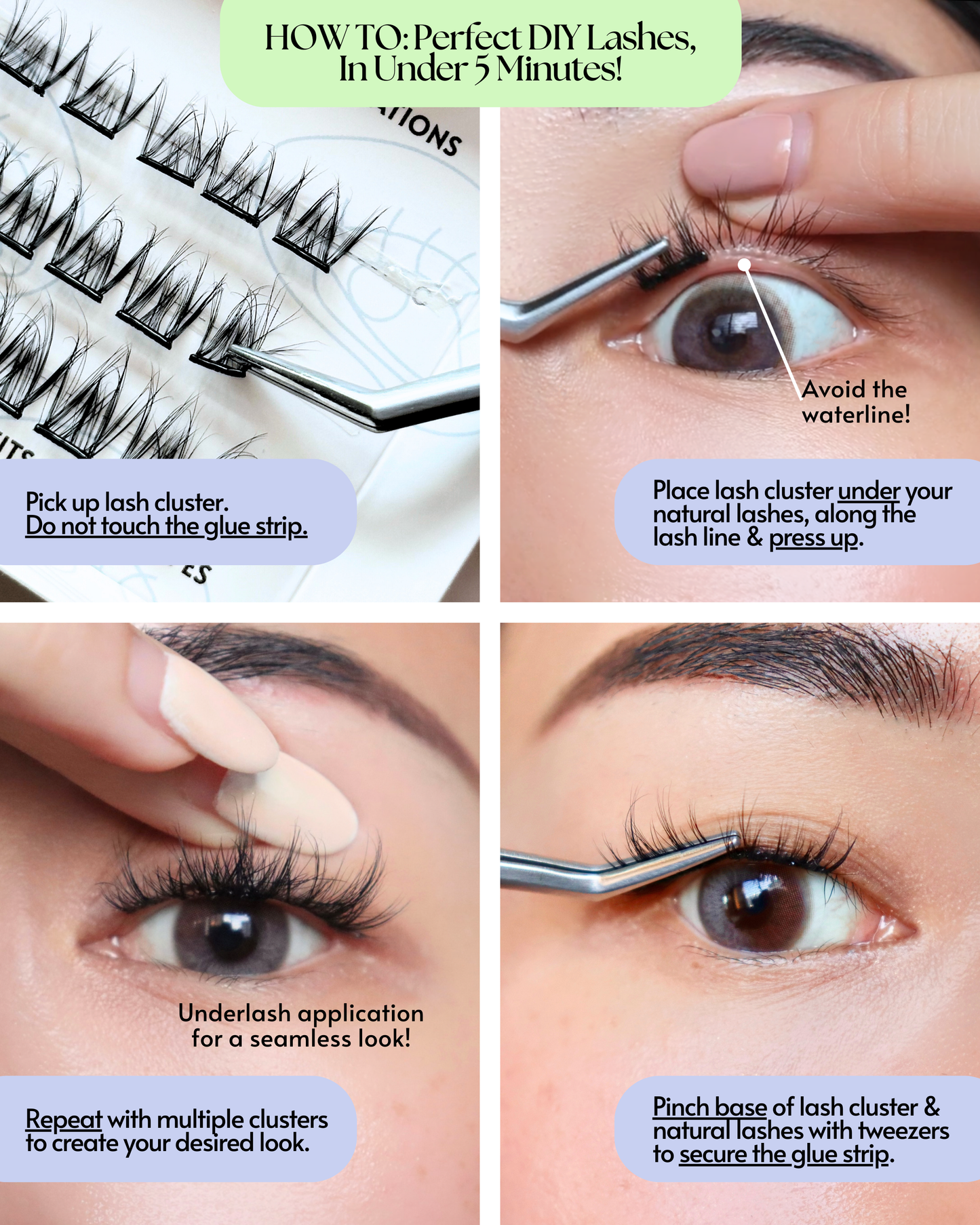 Star (Pre-Glued Press-On Lash Clusters)