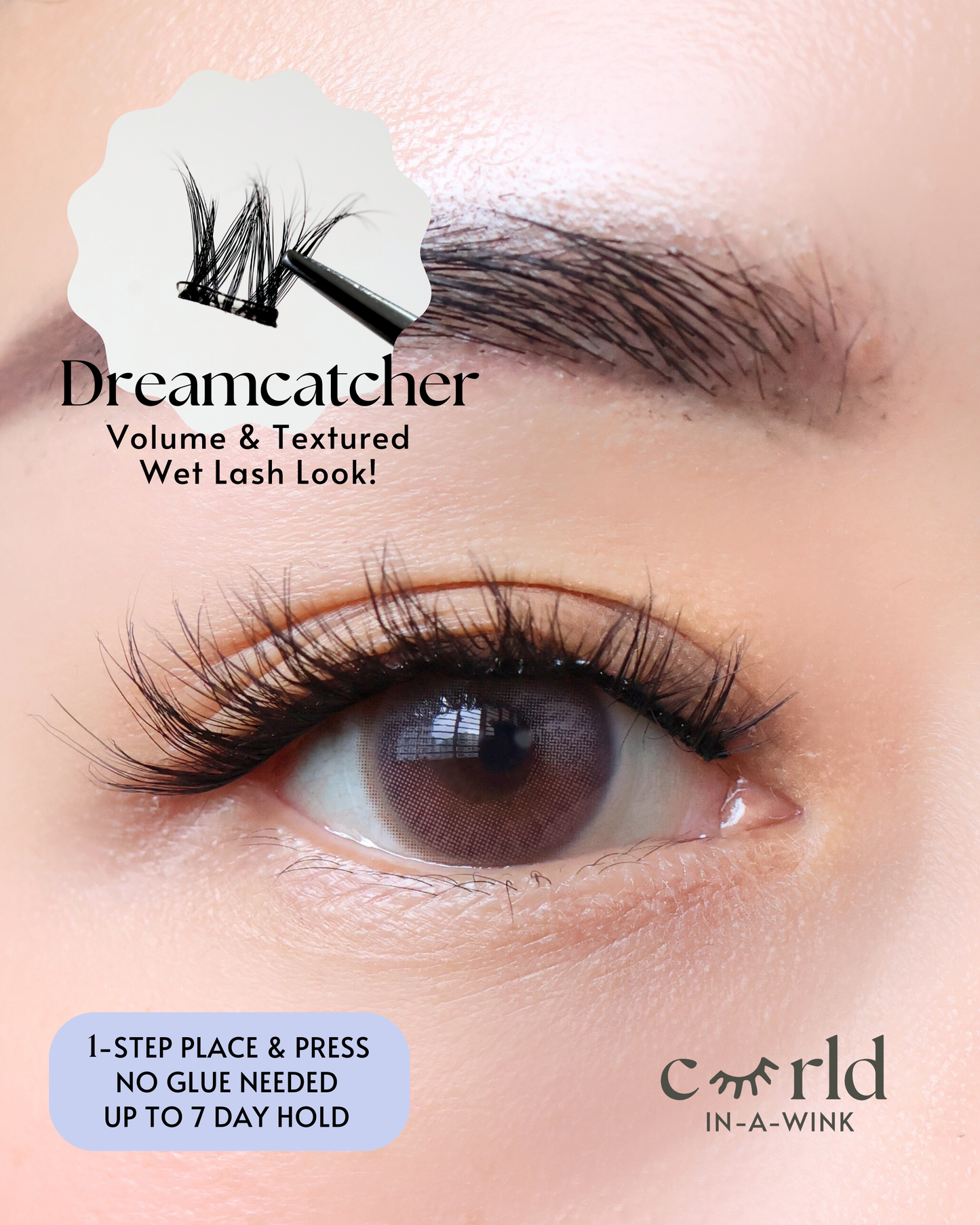 *BackOrder ETA Mid Sep '25: Dreamcatcher (Pre-Glued Press-On Lash Clusters)