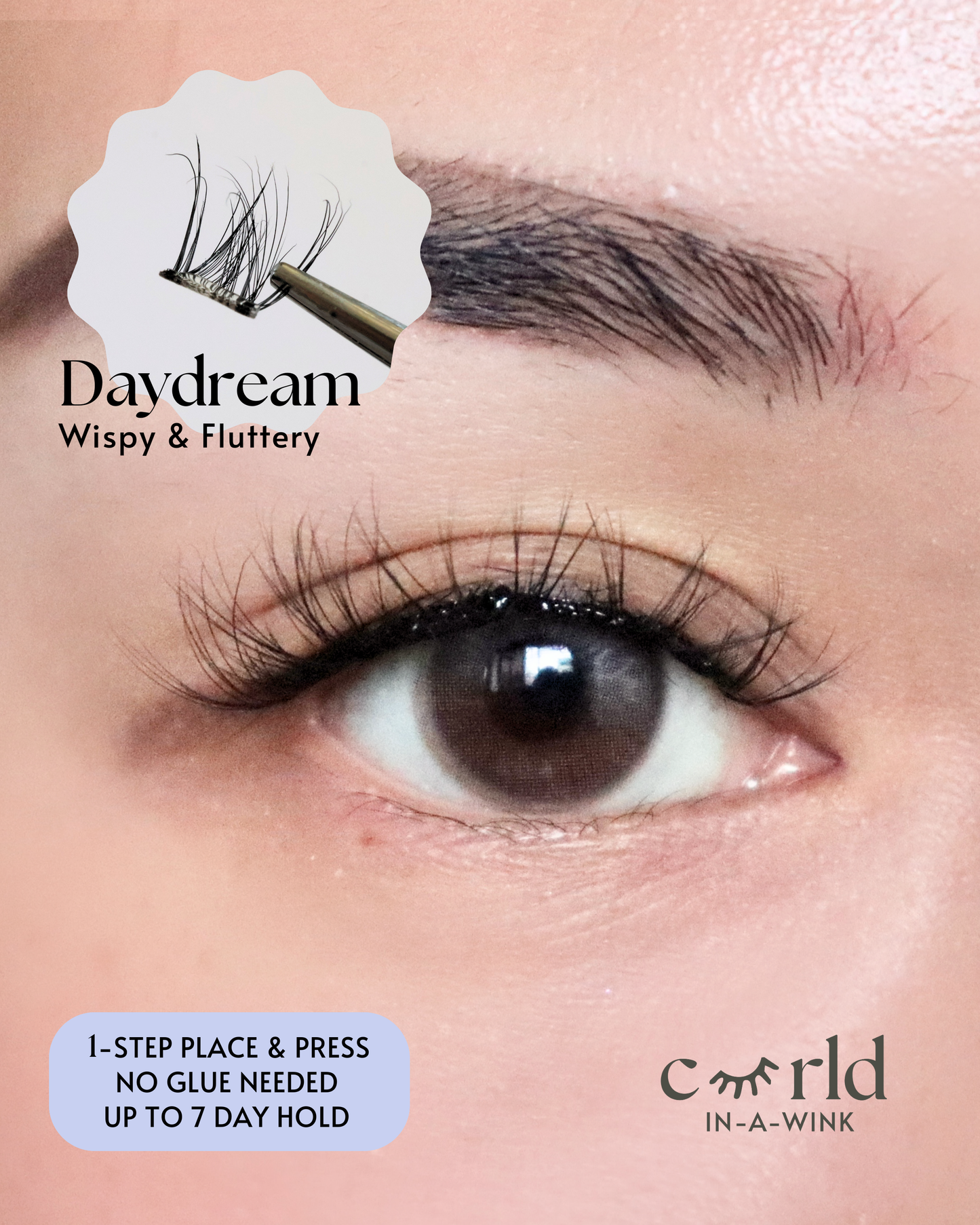 Daydream (Pre-Glued Press-On Lash Clusters)