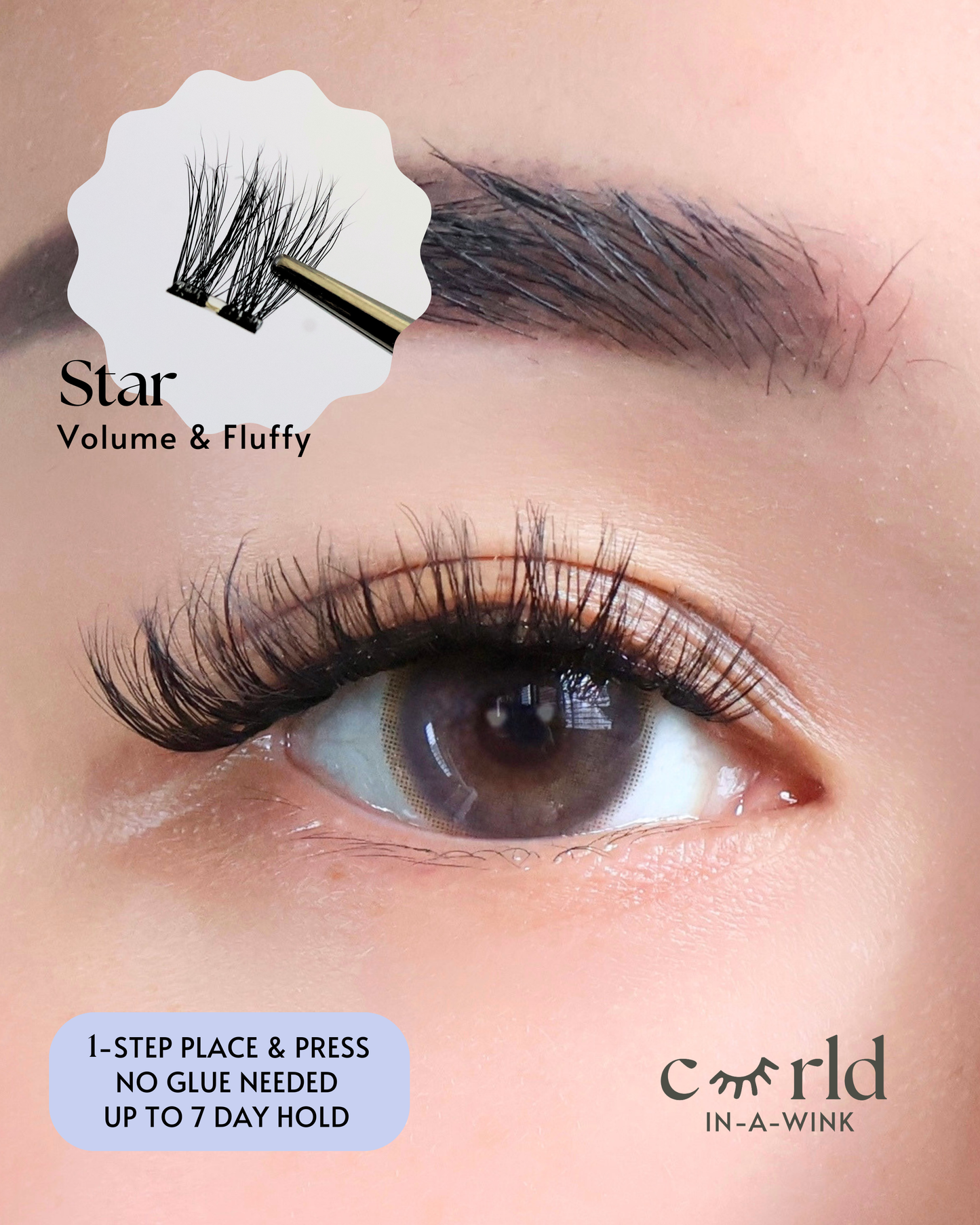 Star / In-A-Wink (Pre-Glued Press-On Lashes)