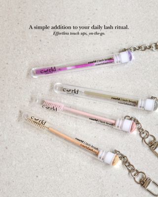 (NEW) Cuurld Eyelash Brush Spoolie Keychain