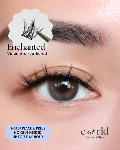 Enchanted / In-A-Wink (Pre-Glued Press-On Lashes)