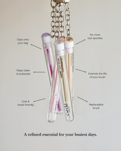 (NEW) Cuurld Eyelash Brush Spoolie Keychain