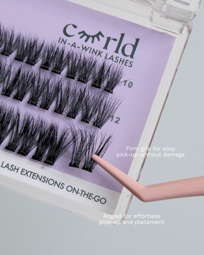 Cuurld Pink Anti-Stick Tweezers