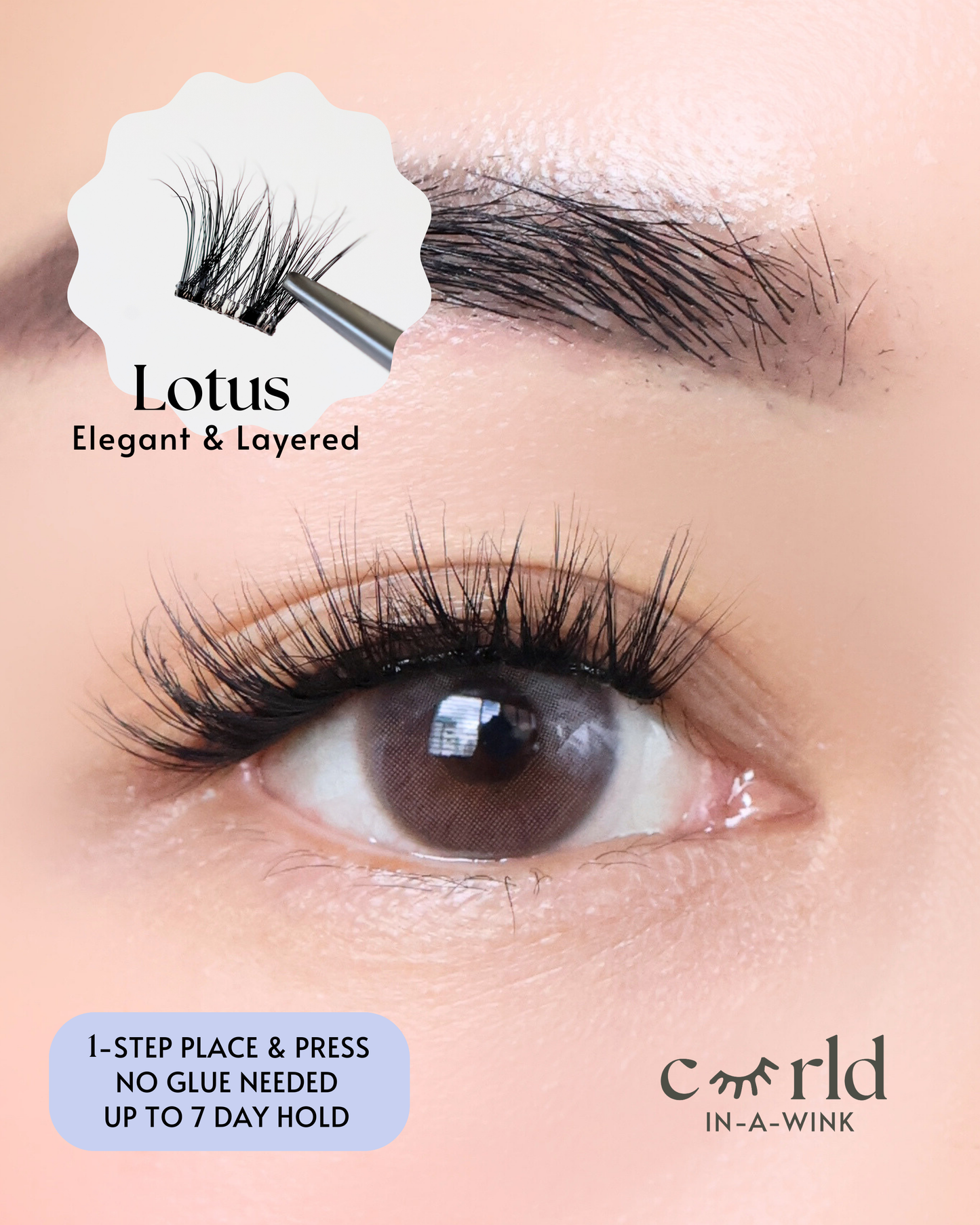 Lotus / In-A-Wink (Pre-Glued Press-On Lashes)