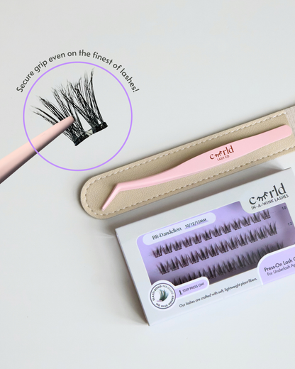 Cuurld Pink Anti-Stick Tweezers