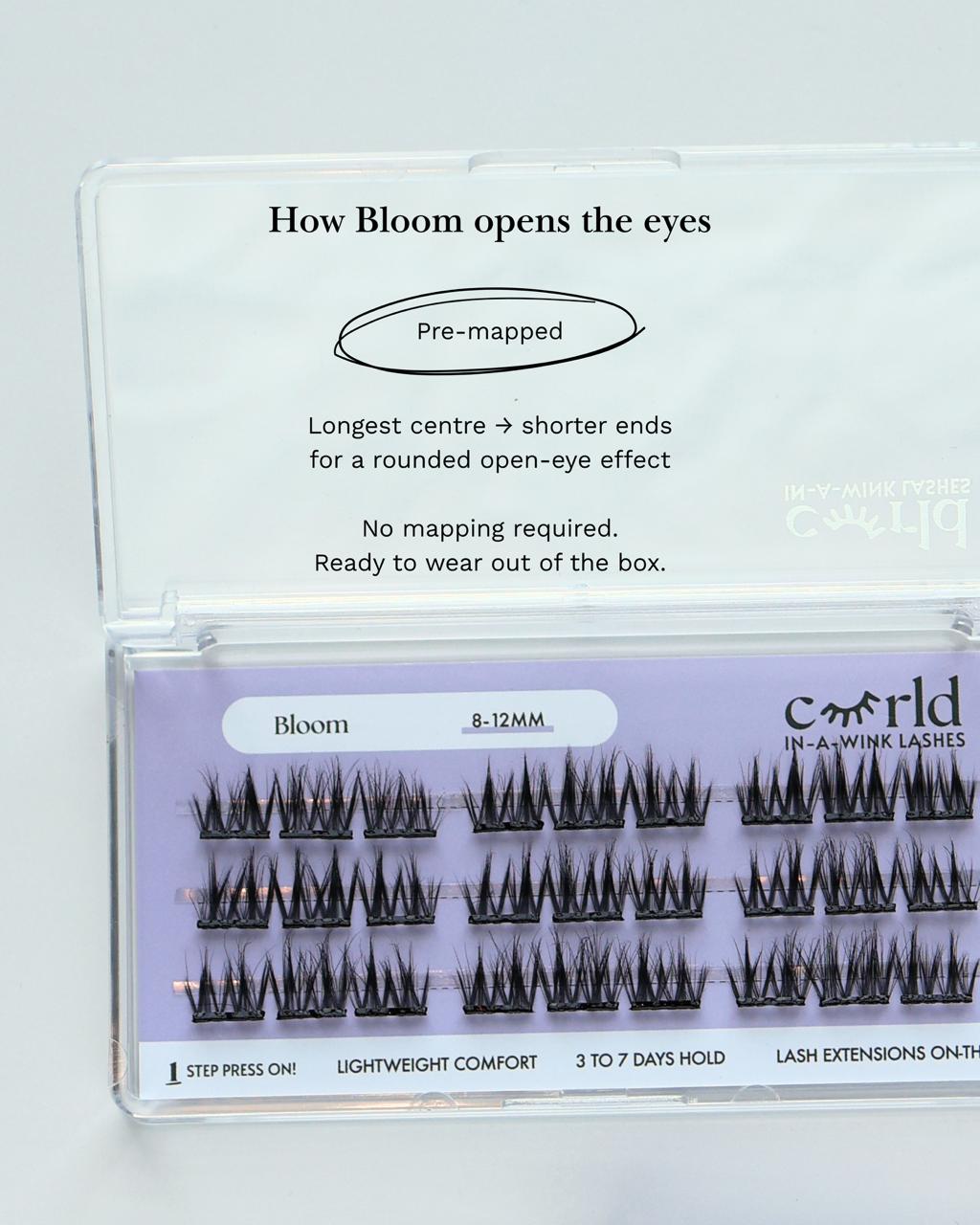 Bloom (Pre-Glued Press-On Lash Cluster | Pre-Mapped) — designer notes 2