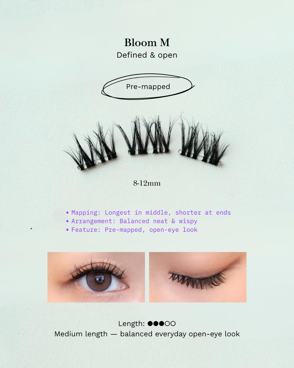 Bloom (Pre-Glued Press-On Lash Cluster | Pre-Mapped) — designer notes 4