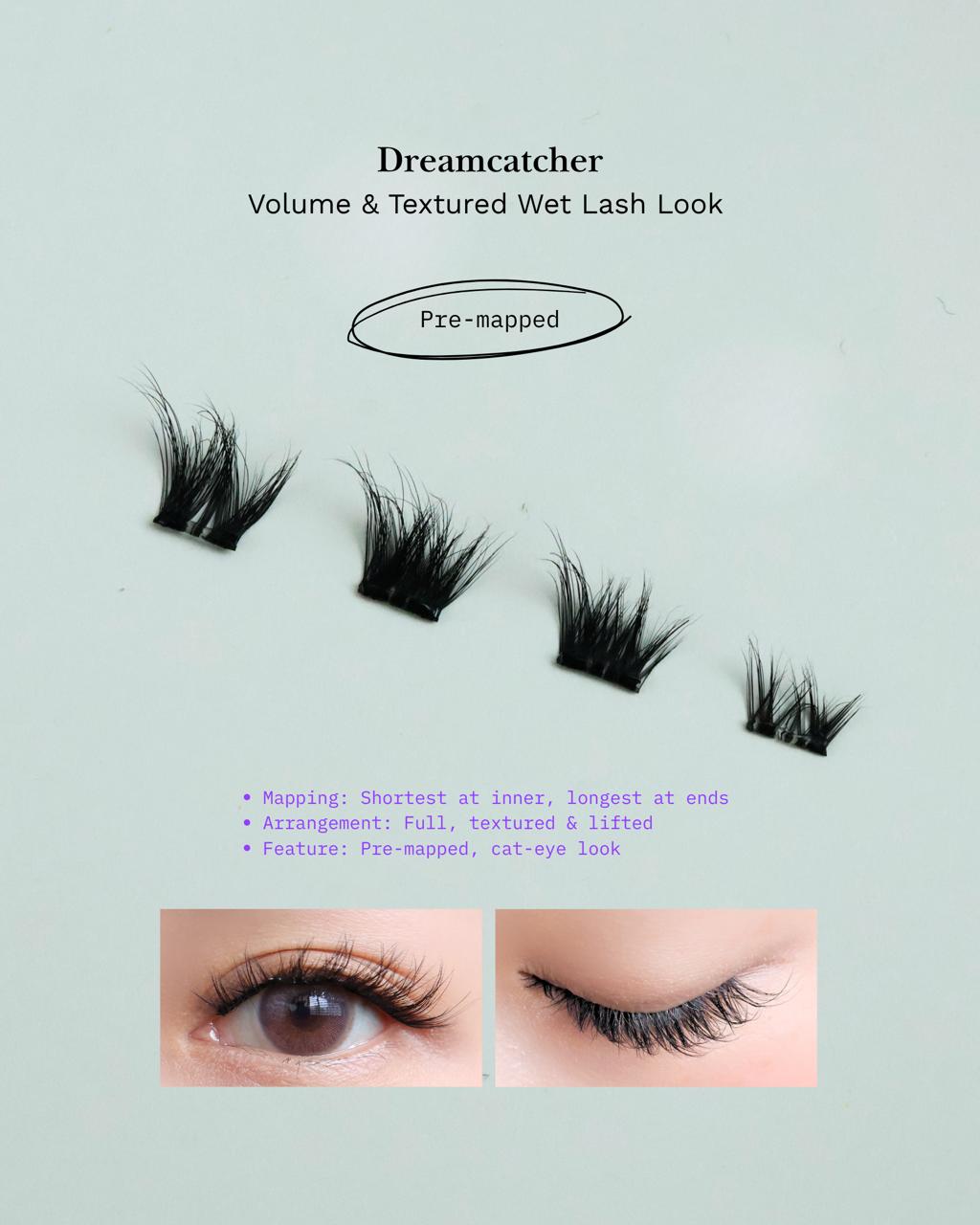 Dreamcatcher (Pre-Glued Press-On Lash Cluster | Pre-Mapped) — designer notes 1